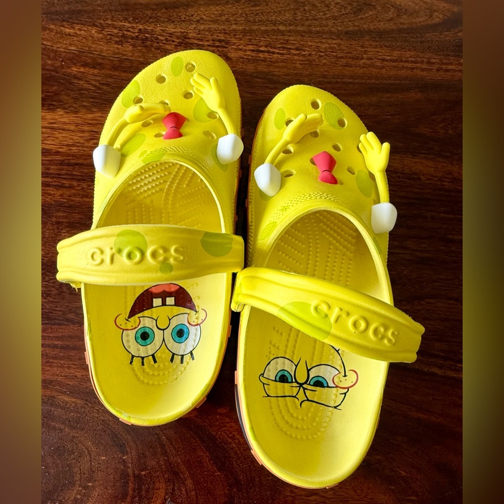 SpongeBob Crocs Slip-On Clog Size 8/10 - Picture 6 of 7
